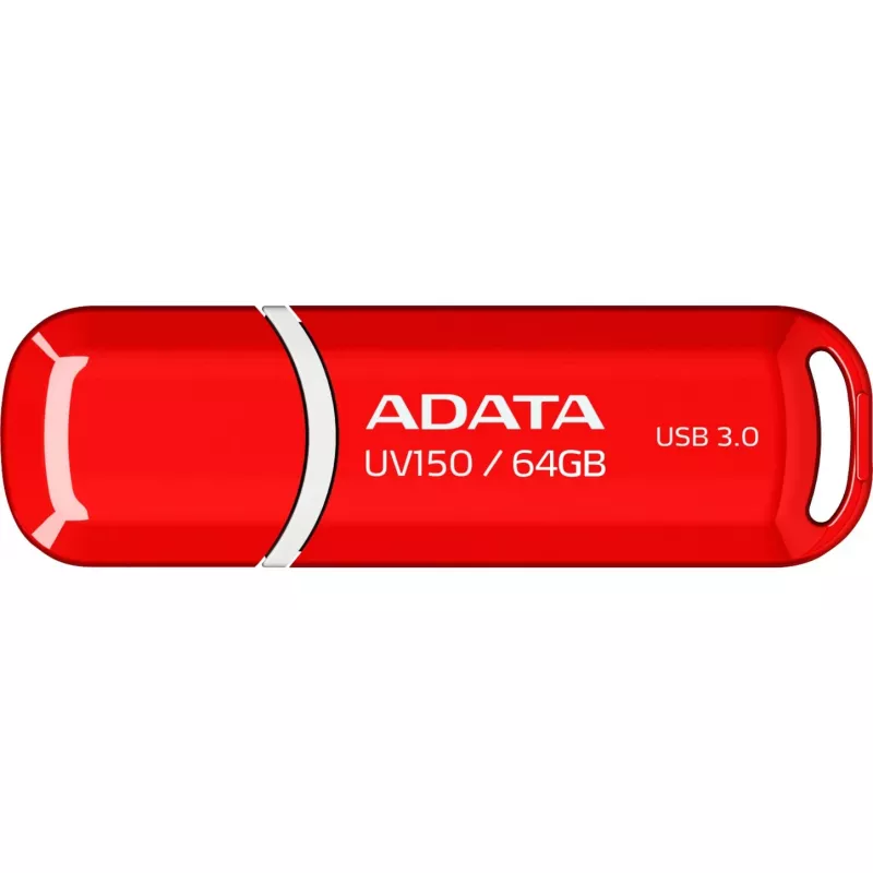 USB-stick ADATA DashDrive UV150 64 GB, USB Type-A 3.2 Gen 1, rood, kapdesign