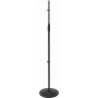 Microfoonstatief Omnitronic in hoogte verstelbaar 85–157 cm, statiefvoet, model 6000580P