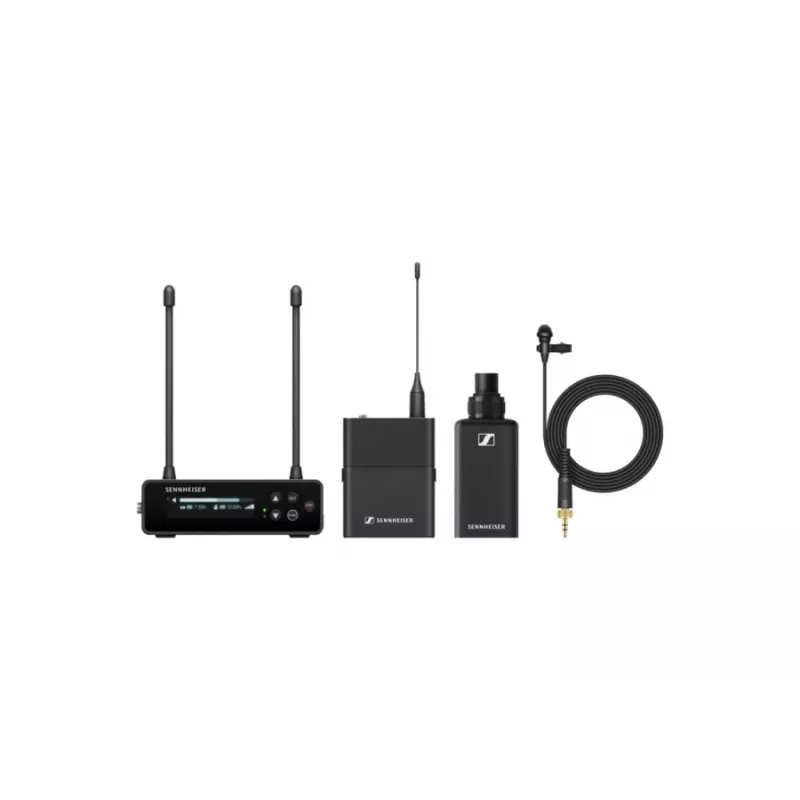 Sennheiser EW-DP ENG SET (R1-6) - cameraset met plug-on-zender en miniatuurzender met ME 2 microfoon, 520–576 MHz