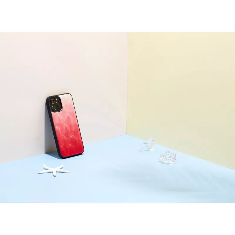 iKins hoesje voor Apple iPhone 12 Pro Max – pink lake met zwarte accenten