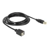 USB-kabel DeLOCK USB2.0-B 2 m USB B zwart