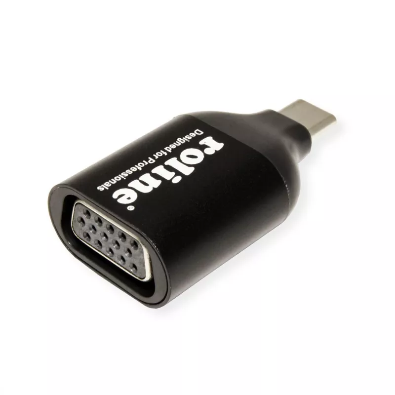 ROLINE 12.03.3228 USB-grafische adapter 1920 x 1080 pixels zwart (12.03.3228)