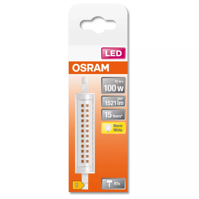 LEDvance Osram slank LINE LED-lamp 12 W R7s 1521 lm 2700 K