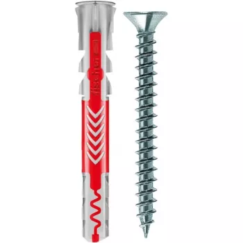 FISCHER PLUG DUOPOWER 6x50 S 50 stuks MET SCHROEF