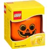 LEGO Storage Head pompoen, klein, opbergbox oranje/zwart