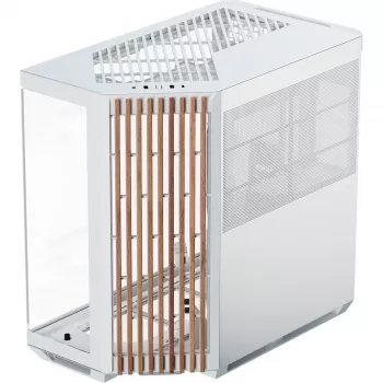 APNX V1-W-WT-v1 Midi Tower wit, hout