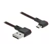 USB-kabel DeLOCK EASY-USB 2.0 Type-A naar micro-B stekker 0,5 m zwart