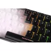 Deltaco gaming-toetsenbord DK240 mini 60% USB, RGB zwart