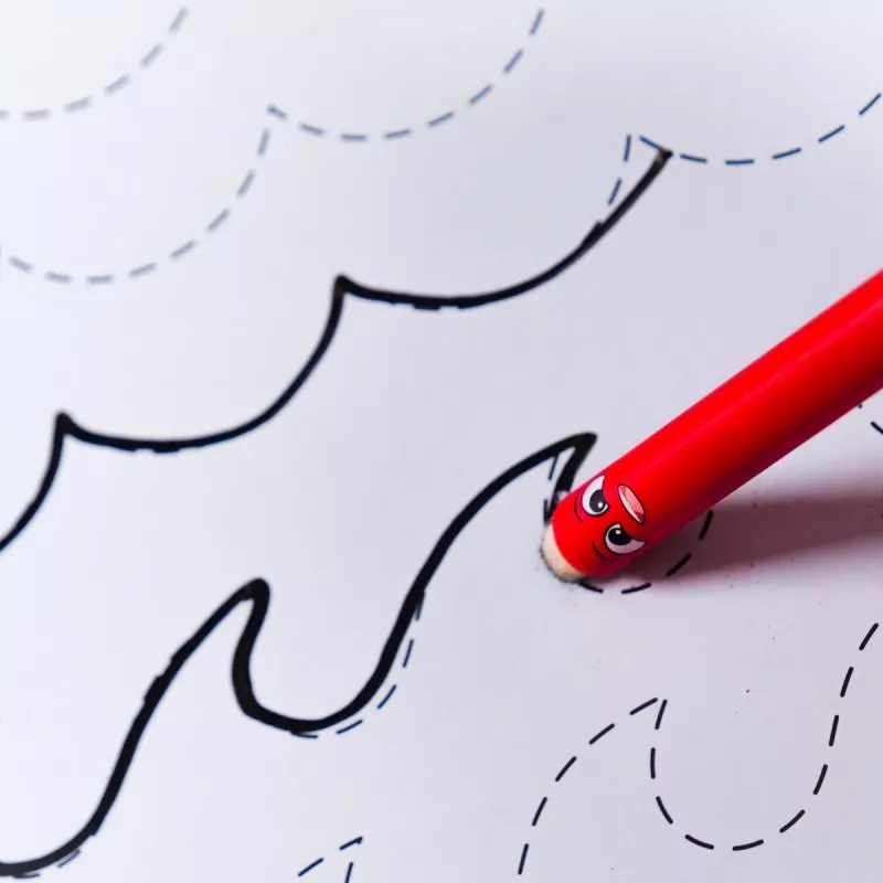 Montessori pen schrijfschool leerset met 18 borden