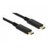 USB-kabel DeLOCK 83042 USB 3.2 Gen 2 0,5 m USB C zwart