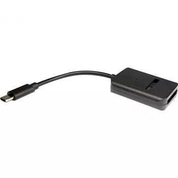 INTER-TECH adapter M.2 naar USB Type-C K-1696-P2, bus M.2, stekker USB-C, 5V, 37×54×12 mm, zwart
