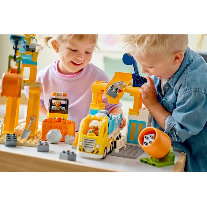 LEGO DUPLO 10476 3-in-1 Bouwplaats en voertuigen