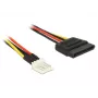 SATA-stroomkabel DeLOCK 0,24 m 83877