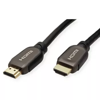 ROTRONIC-SECOMP Roline - HDMI-kabel met Ethernet - HDMI mannelijk naar HDMI mannelijk - 2 m - dubbele isolatie - zwart - buiten, 8K50/60Hz (7680 x 4320)