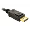 DisplayPort-kabel DeLOCK 82423 1 m stekker naar stekker zwart