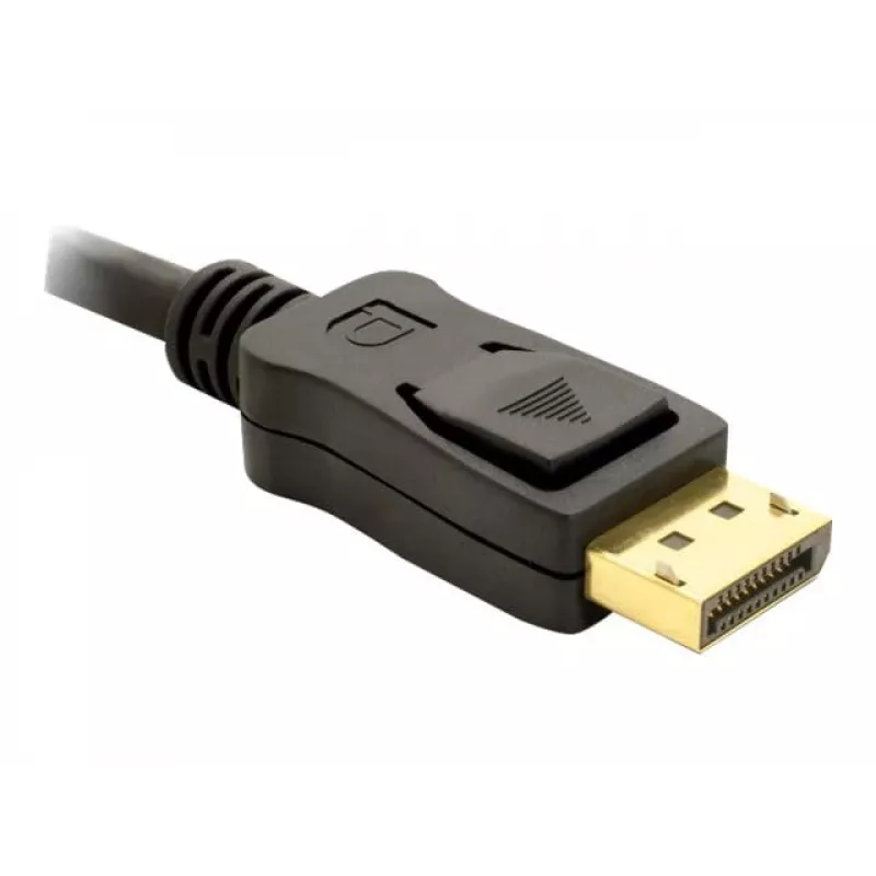 DisplayPort-kabel DeLOCK 82423 1 m stekker naar stekker zwart