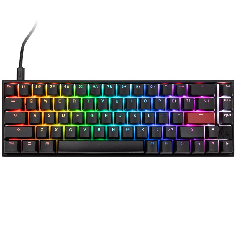 Ducky Mecha Pro SF toetsenbord, gaming, USB, US-Engels, zwart