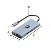 USB-C 11-in-1 adapter Hawk HW-HUB1101 — multiport-hub met 11 aansluitingen