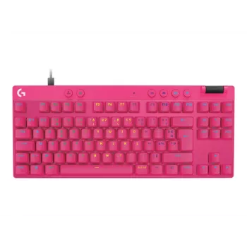 Gaming-toetsenbord Logitech G 920-013249 USB AZERTY French roze tenkeyless