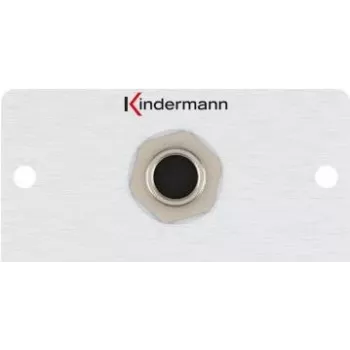 Stopcontact Kindermann 7444000417 6,35 mm aluminium