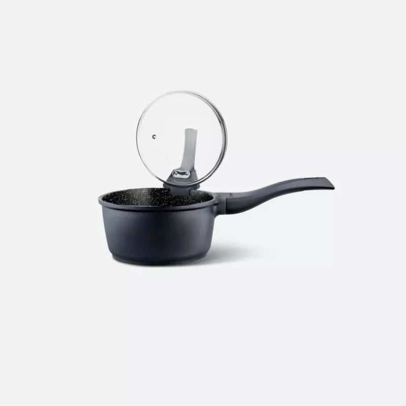 Kookpan Pensofal Saxum 16 cm met glazen deksel — Pensofal Saxum 16cm kookpan