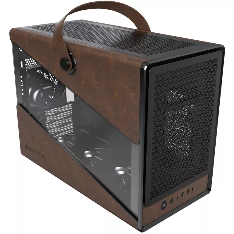 Pc-behuizing Montech Heritage PRO midi tower zwart