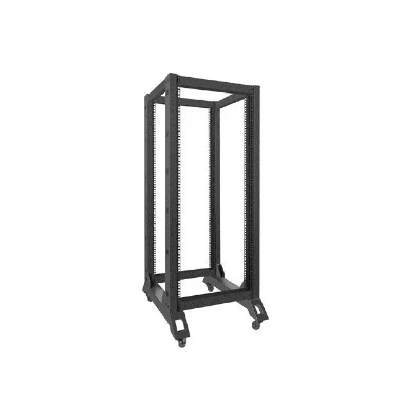 Lanberg OR01-6827-B rack 27U vrijstaand frame zwart (OR01-6827-B)