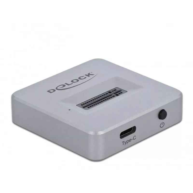 Delock M.2 dockingstation - interfaceadapter - M.2 NVMe Card - USB 3.2 (Gen 2) - zilver