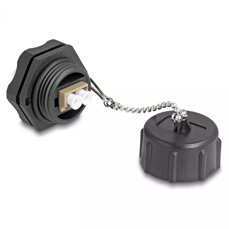 DeLOCK glasvezelaansluiting LC duplex naar LC duplex multimode IP68