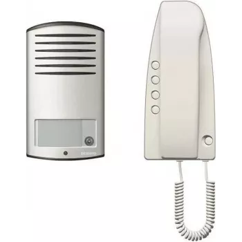 bticino 363211 audio-intercomsysteem aluminium - wit (363211)