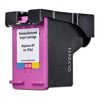 Inktjet kleurpatroon Superbulk HP 305XL (3YM63AE) 17 ml, compatibel met HP DeskJet 2820e