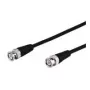 Wentronic Goobay BNC-verbindingskabel, zwart, 1 m - BNC-stekker > BNC-stekker (50272)