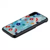Beschermhoes iKins voor iPhone XR – zwart Poppin Rock-design
