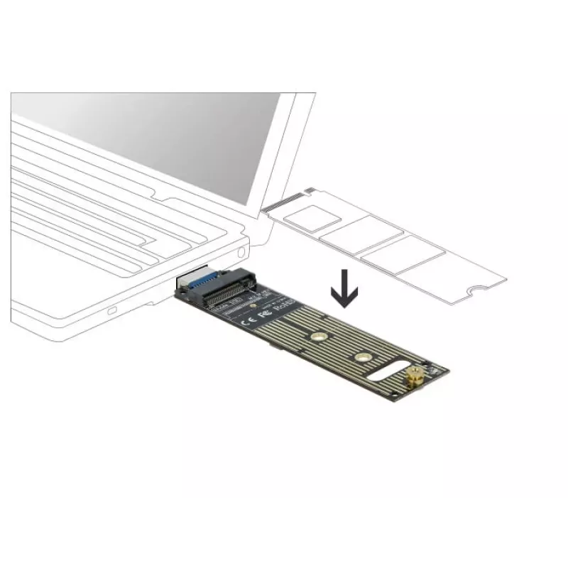 Interne M.2-adapter DeLOCK 64069
