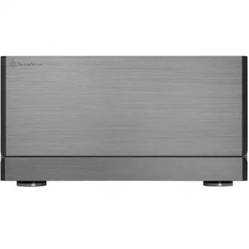 SilverStone Crown 04 pc-behuizing SST-CW04TB — HTPC-formaat, SSI-EEB-ondersteuning, donkergrijs