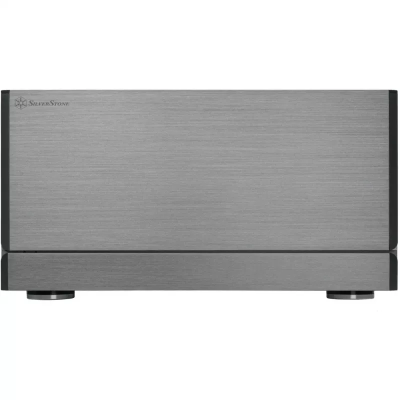 SilverStone Crown 04 pc-behuizing SST-CW04TB — HTPC-formaat, SSI-EEB-ondersteuning, donkergrijs