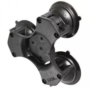 RAM Mounts Twist-Lock triple zuignapbasis composiet zwart RAP-365-224-1BU