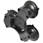RAM Mounts Twist-Lock triple zuignapbasis composiet zwart RAP-365-224-1BU