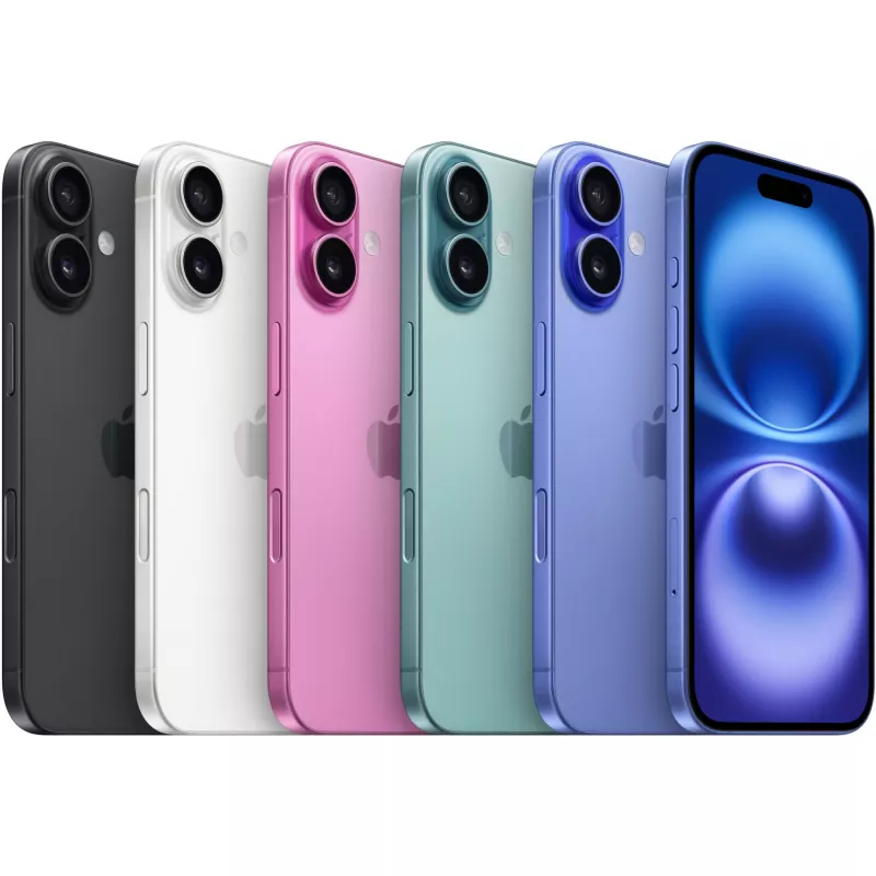 Apple iPhone 16 - 5G-smartphone - Dual-SIM / interne opslag 256 GB