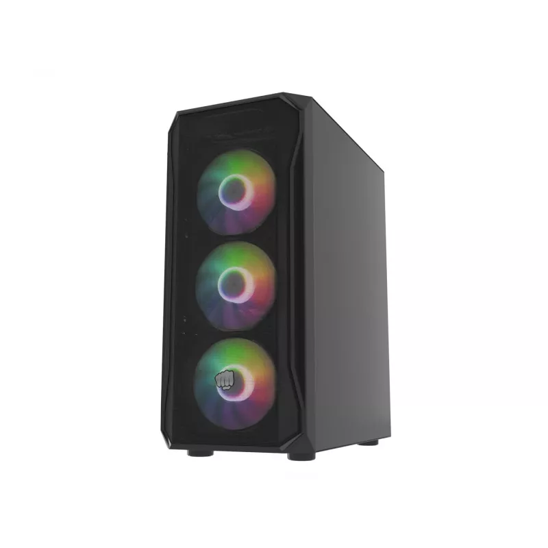 Behuizing Fury Shobo SH4F met RGB-venster en 4 ventilatoren MIDI computer pc