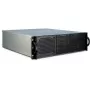Inter-Tech 3U-30248 Rack Zwart, roestvrij staal