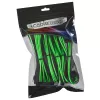 Kabelverlengingsset CableMod CM-CAB-CKIT-N86KKLG-R — 8+6-pins stroomverlengingen, zwart/groen