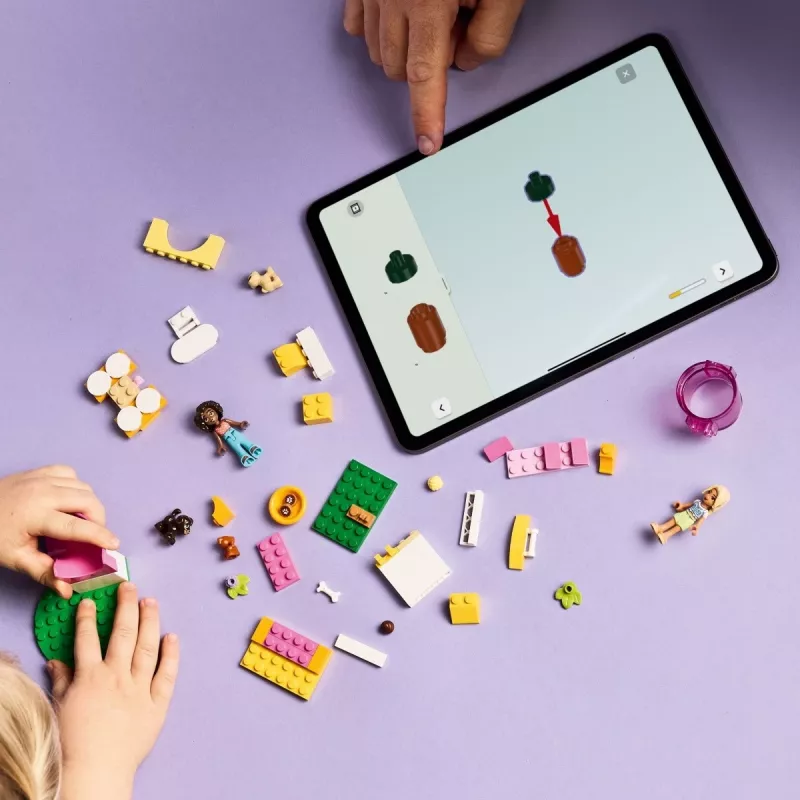 Constructiespeelgoed LEGO Friends hondjesspeelplaats set 42665, 66 onderdelen, 2 minifiguren, leeftijd 4+