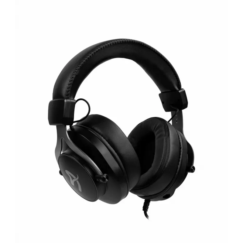 Arozzi Aria headset met kabel, hoofdband, gaming, zwart