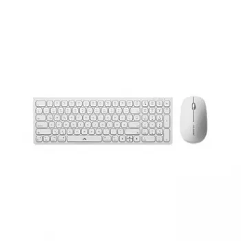 Alogic Echelon Compact USB-C BT toetsenbord Duits + muis wit - toetsenbord - USB Type-C - toetsenbord - USB Type-C