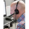 Koss CS200i headset bedrade hoofdbeugel kantoor/callcenter zwart