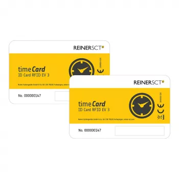Chipkaart ReinerSCT timeCard Premium 25 DES — veilige smartcard voor tijdregistratie en toegang