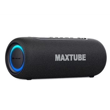Luidspreker TRACER MaxTube 20W TWS Bluetooth, zwart — draagbaar draadloos geluid, stereogeluid