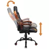 Pc-gamingstoel Subsonic SA5573-D4 gevoerde zitting zwart oranje