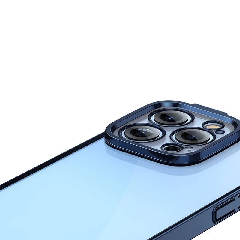 Baseus beschermhoes voor iPhone 14 Pro – transparant glitterblauw